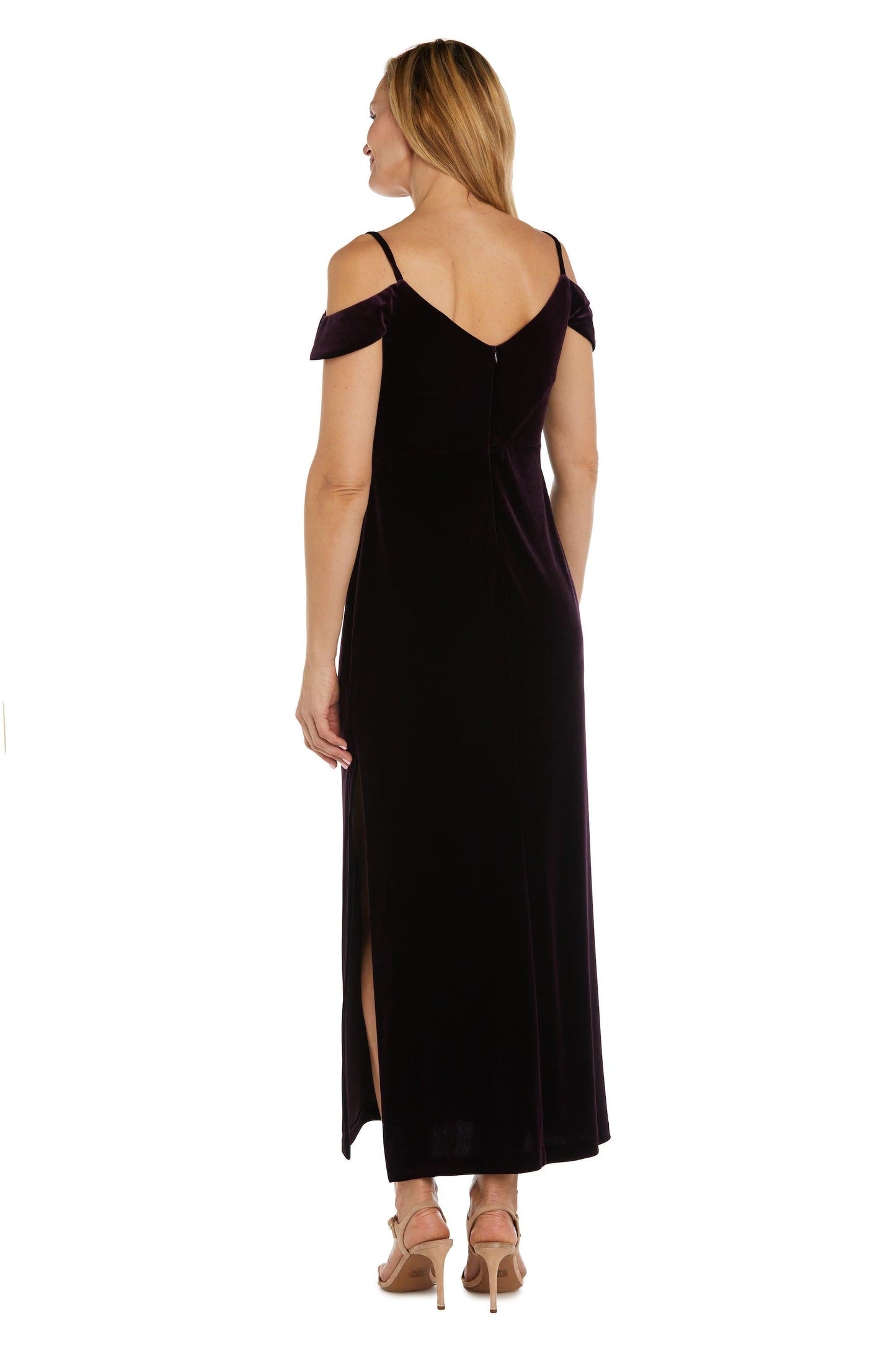 Nightway Off Shoulder Long Formal Dress 22110 - The Dress Outlet