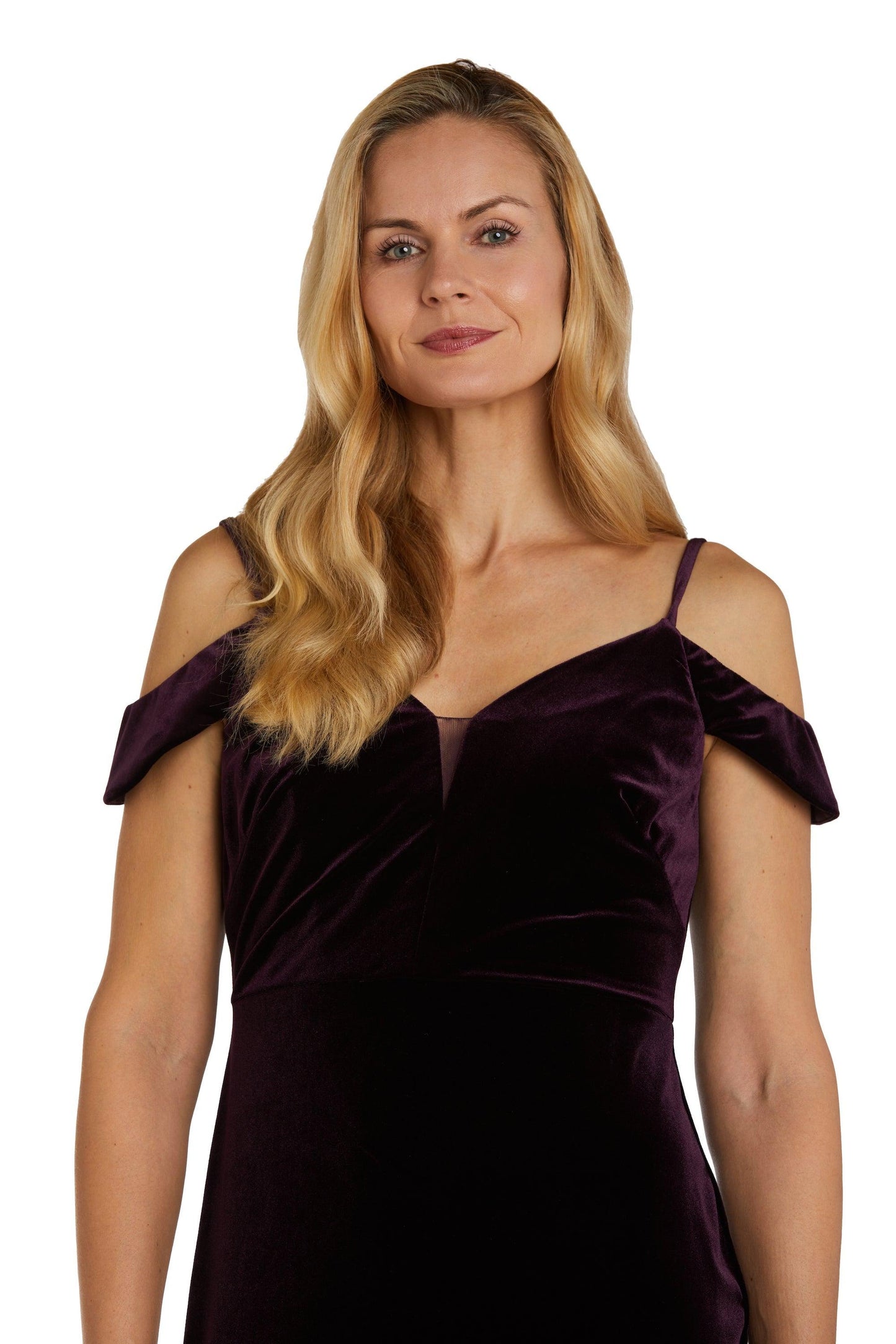 Nightway Off Shoulder Long Formal Dress 22110 - The Dress Outlet