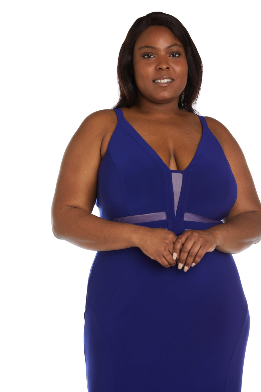 Nightway Plus Size Long Formal Evening Dress 22033W - The Dress Outlet