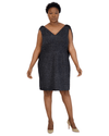 Nightway Short Plus Size Cocktail Dress 22055W - The Dress Outlet