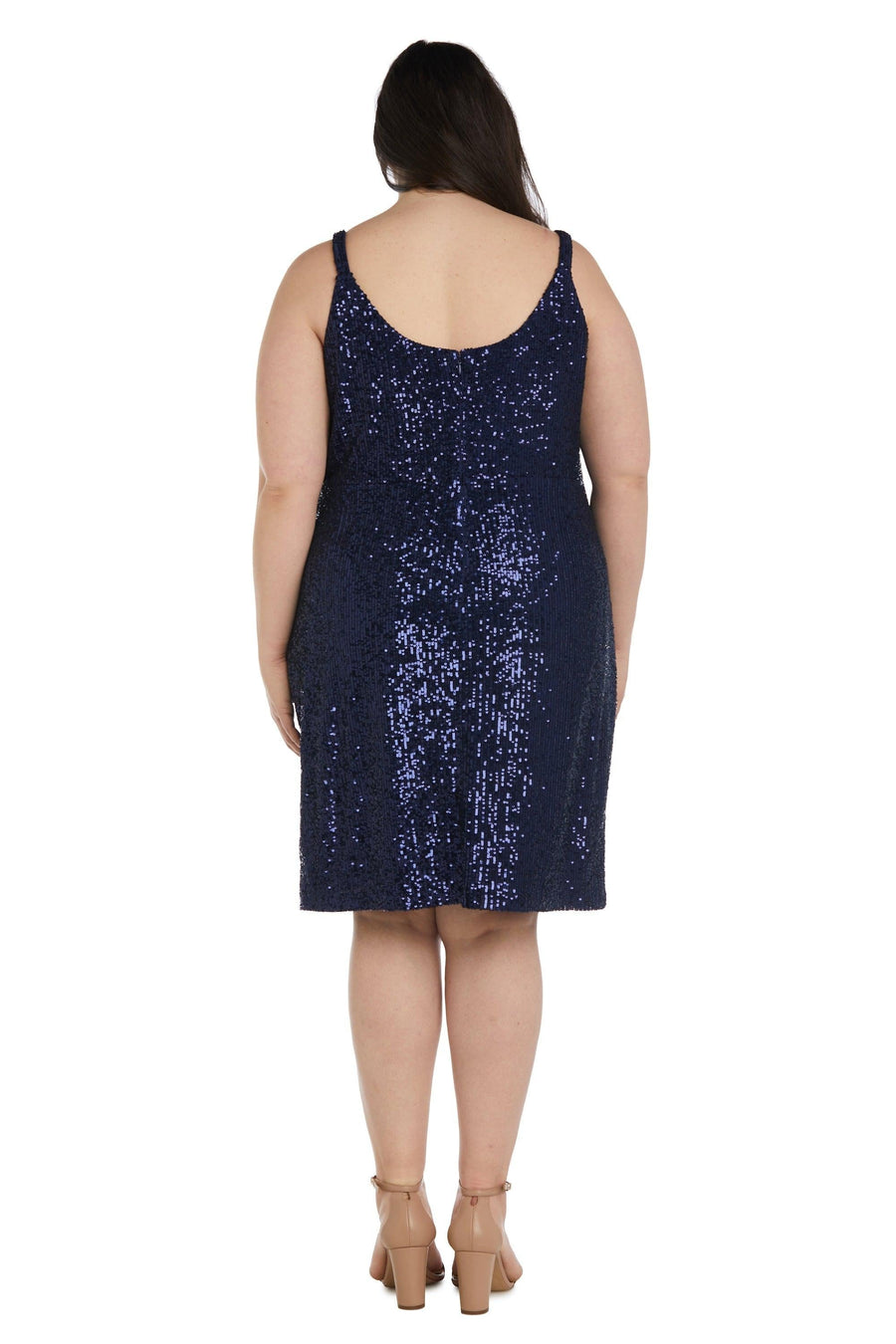 Nightway Short Plus Size Cocktail Dress  22109W - The Dress Outlet