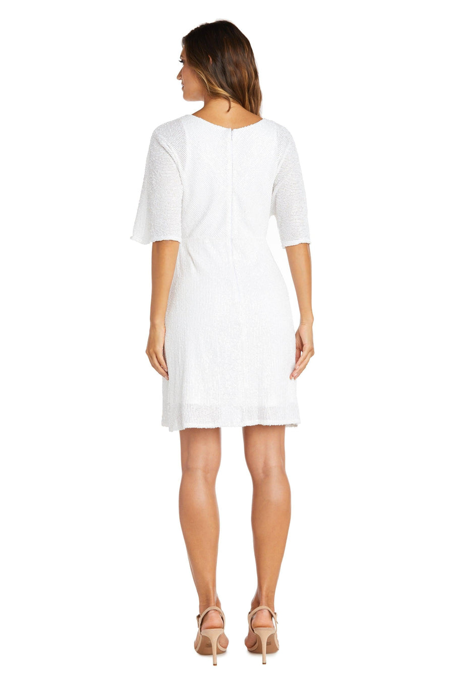 Nightway Wrap Skirt Short Cocktail Dress  22105 - The Dress Outlet