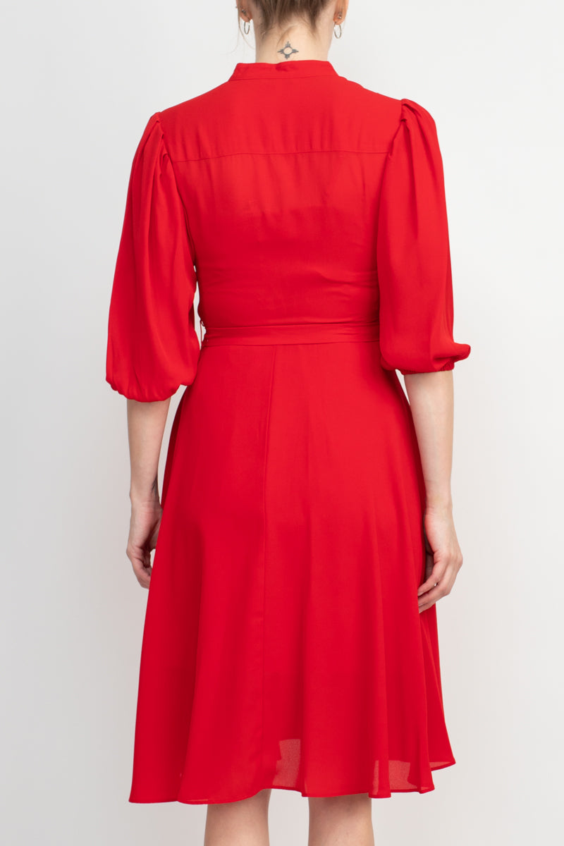 Cocktail Dresses Short PleatedA Line Cocktail Knee Length Dress Red Riding