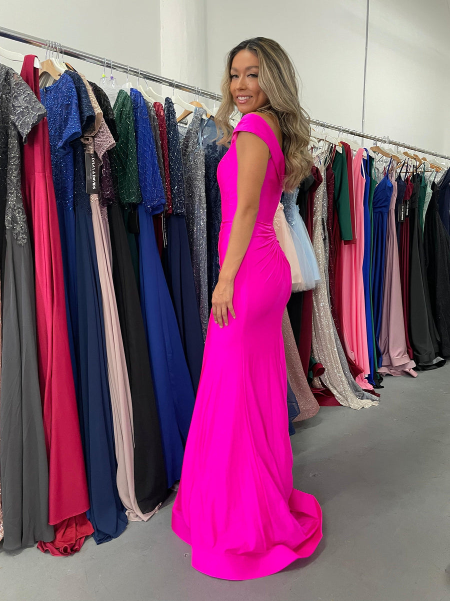 Off Shoulder Long Formal Dress Sale - The Dress Outlet