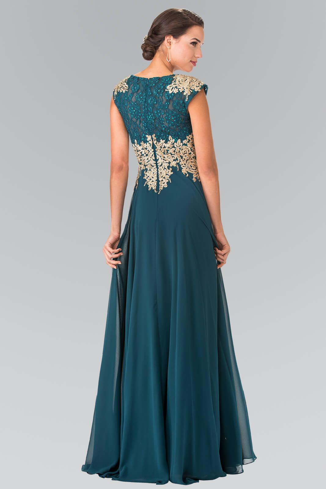 Plus Size Long Prom Dress Evening Gown - The Dress Outlet Elizabeth K