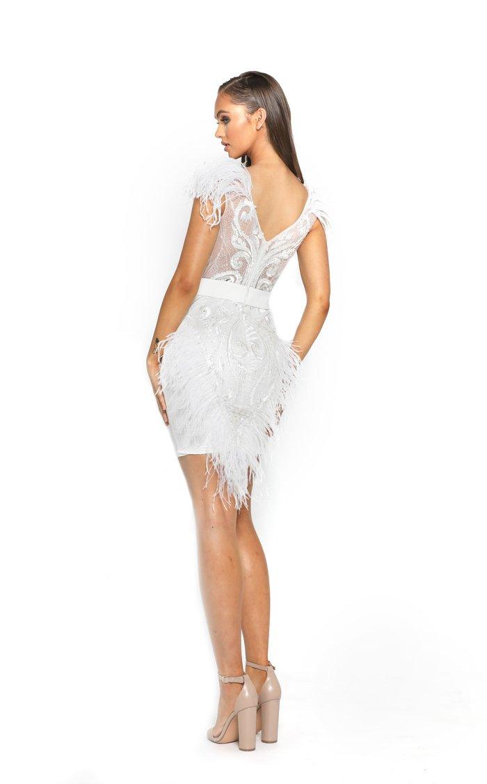 Portia and Scarlett Cap Sleeves Short Dress 2011 - The Dress Outlet