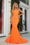 Portia and Scarlett Long Fitted Prom Dress 22349 - The Dress Outlet