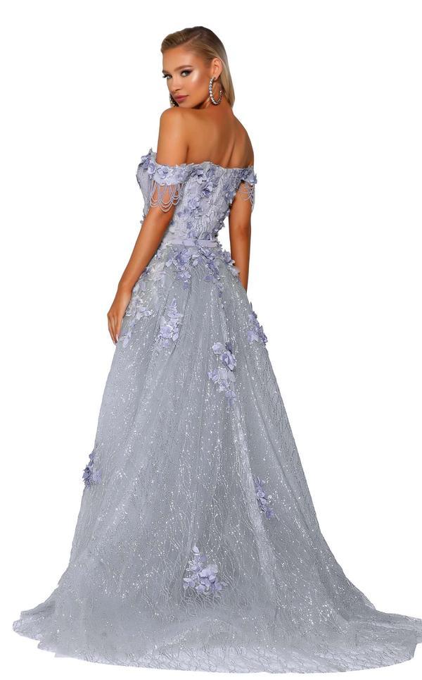 Portia and Scarlett Long Formal Evening Gown 6001S - The Dress Outlet