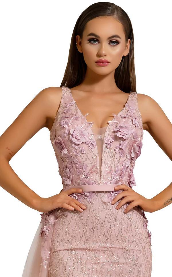 Portia and Scarlett Long Formal Evening Gown 6014 - The Dress Outlet