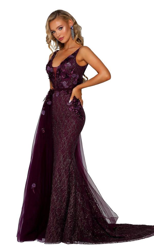 Portia and Scarlett Long Formal Evening Gown 6014 - The Dress Outlet