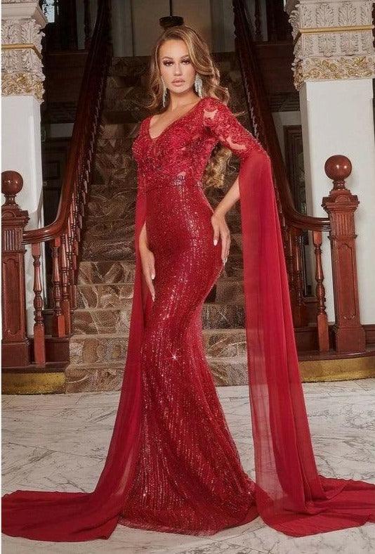 Portia and Scarlett Long Formal Gown 22168 - The Dress Outlet
