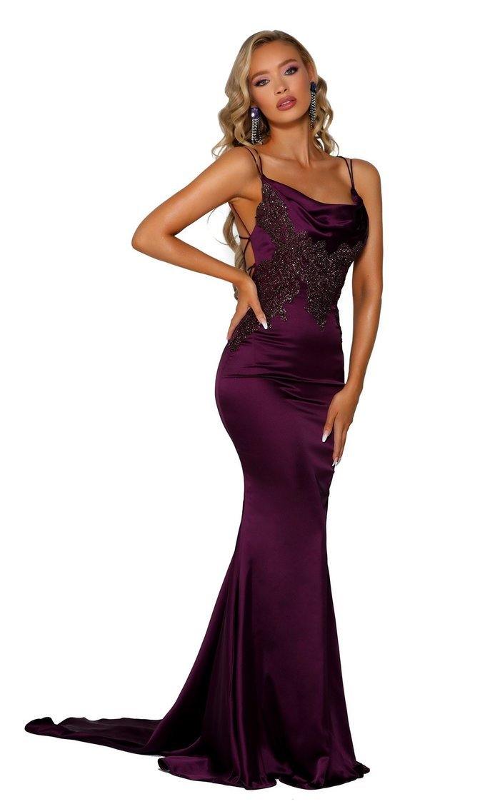 Portia And Scarlett Long Fitted Prom Dress PS6300 - The Dress Outlet