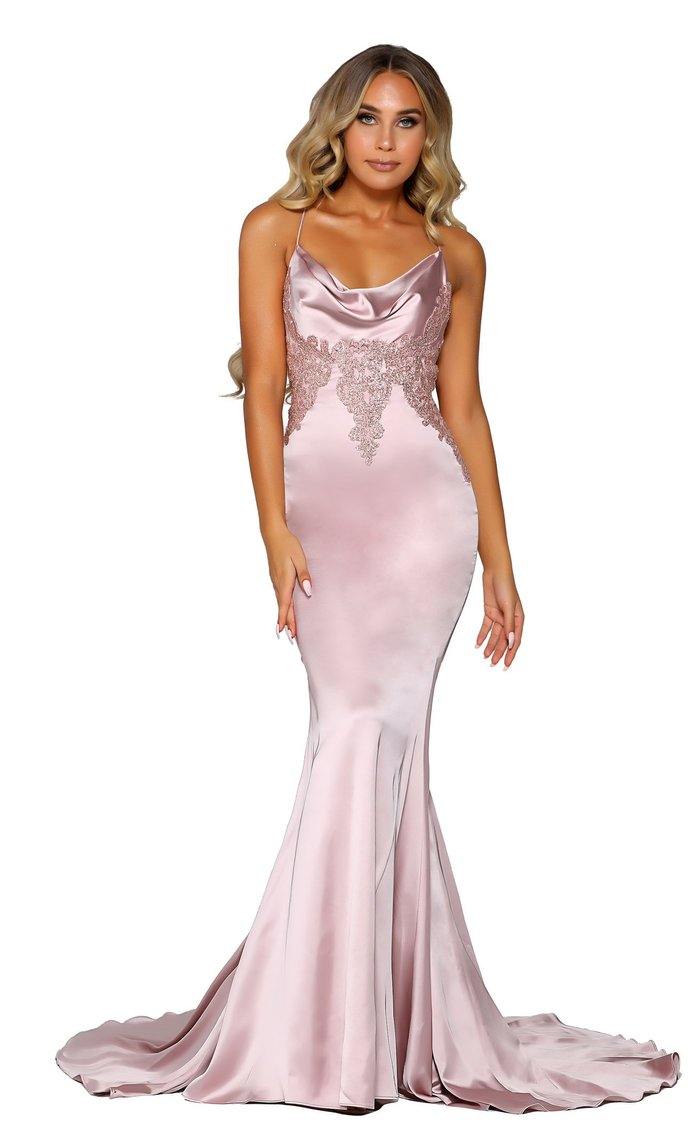 Portia And Scarlett Long Fitted Prom Dress PS6300 - The Dress Outlet