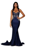 Portia and Scarlett Long Fitted Prom Dress PS6301 - The Dress Outlet