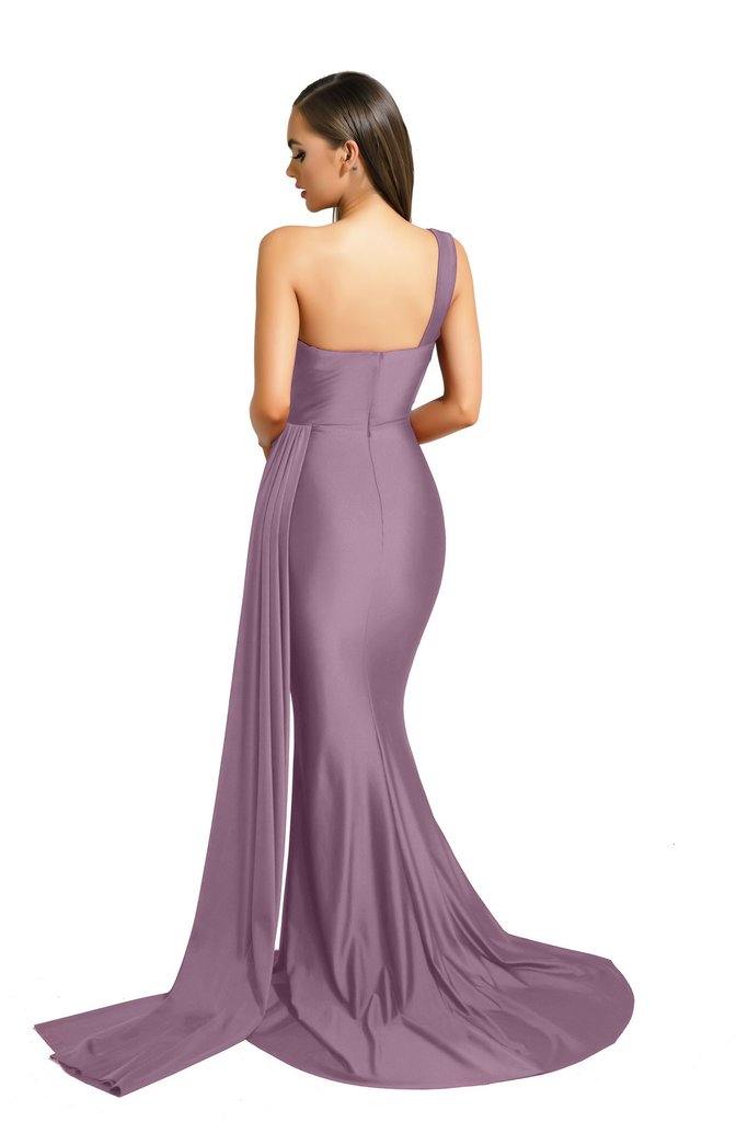Portia and Scarlett  Long Single Shoulder Prom Dress PS6321 - The Dress Outlet