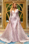 Portia and Scarlett Long Sleeve Formal Gown 22066 - The Dress Outlet