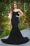 Portia and Scarlett Long Strapless Prom Dress 21005 - The Dress Outlet