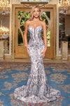 Portia and Scarlett Long Strapless Prom Dress 22061 - The Dress Outlet