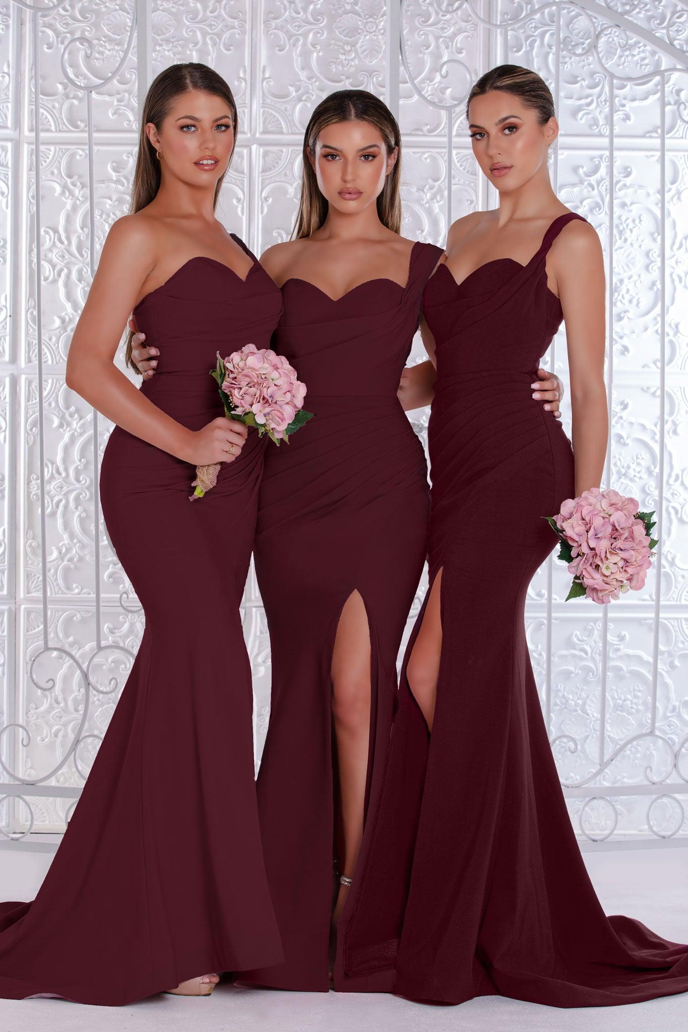 Portia and Scarlett One Shoulder Long Gown 21258 - The Dress Outlet