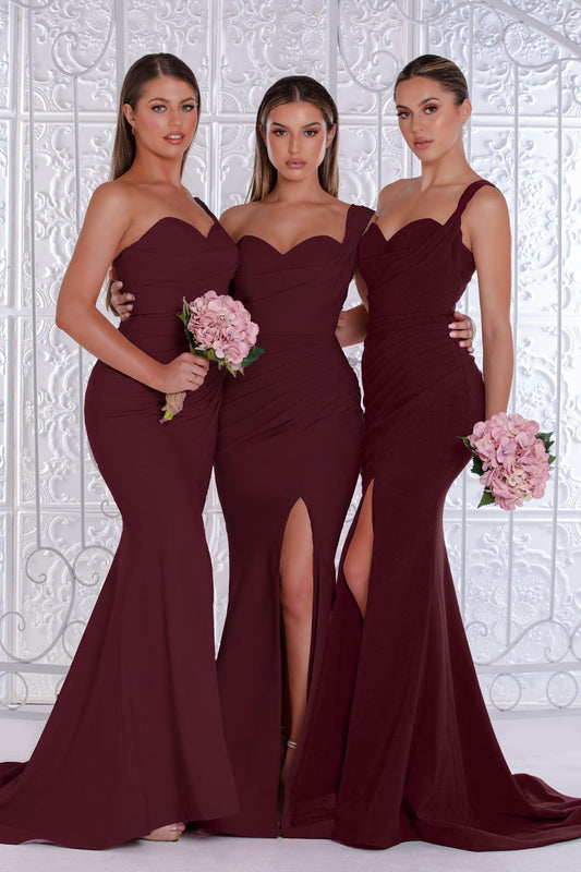Portia and Scarlett One Shoulder Long Gown 21258 - The Dress Outlet