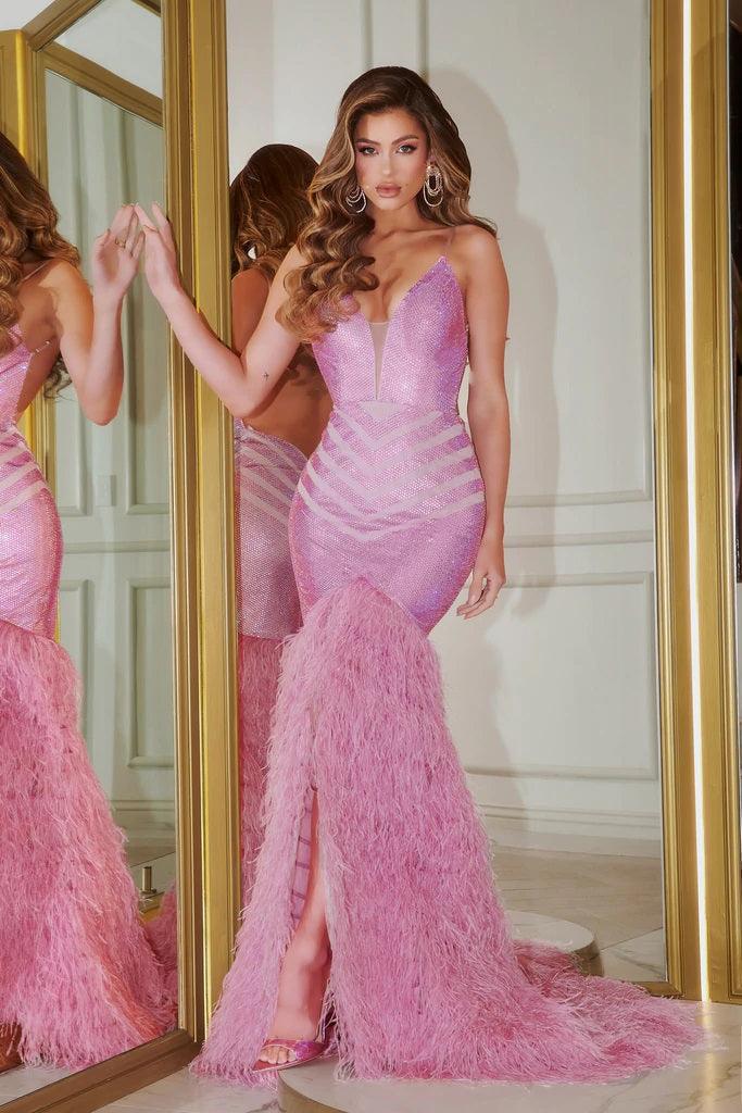 Portia and Scarlett Prom Fitted Long Gown 22336 - The Dress Outlet