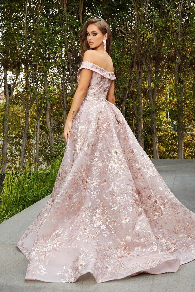 Portia and Scarlett Prom Long Ball Gown 21037 - The Dress Outlet