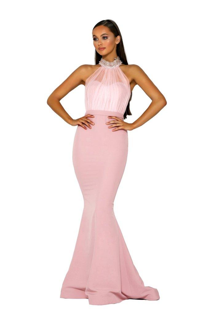 Portia and Scarlett Prom Long Bridesmaid Dress 5028 - The Dress Outlet