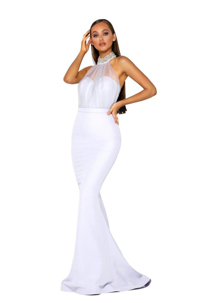 Portia and Scarlett Prom Long Bridesmaid Dress 5028 - The Dress Outlet