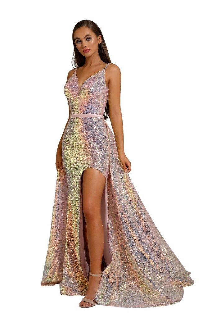 Portia and Scarlett Prom Long Formal Dress 6116S - The Dress Outlet