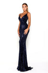 Portia And Scarlett Prom Long Fitted Dress GLISTEN GOWN - The Dress Outlet