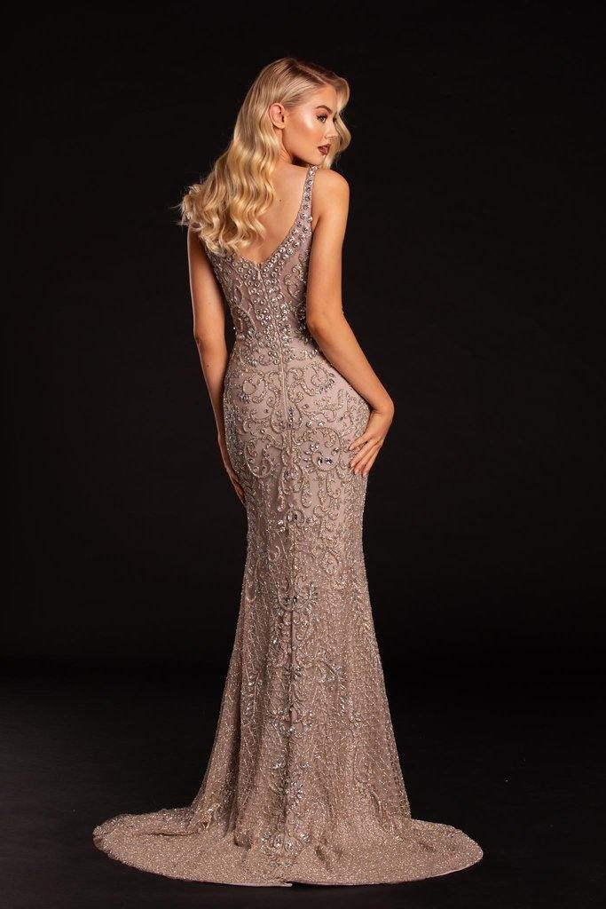 Portia And Scarlett Prom Long Fitted Dress PS21502C - The Dress Outlet