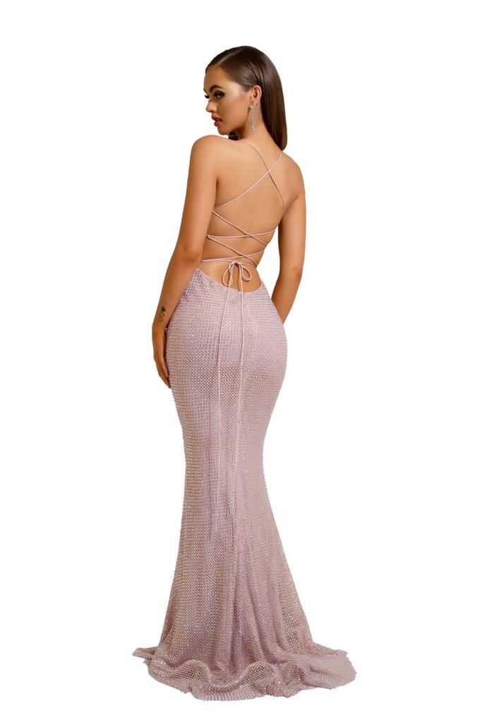 Portia And Scarlett Prom Long Fitted Dress PS6328 - The Dress Outlet