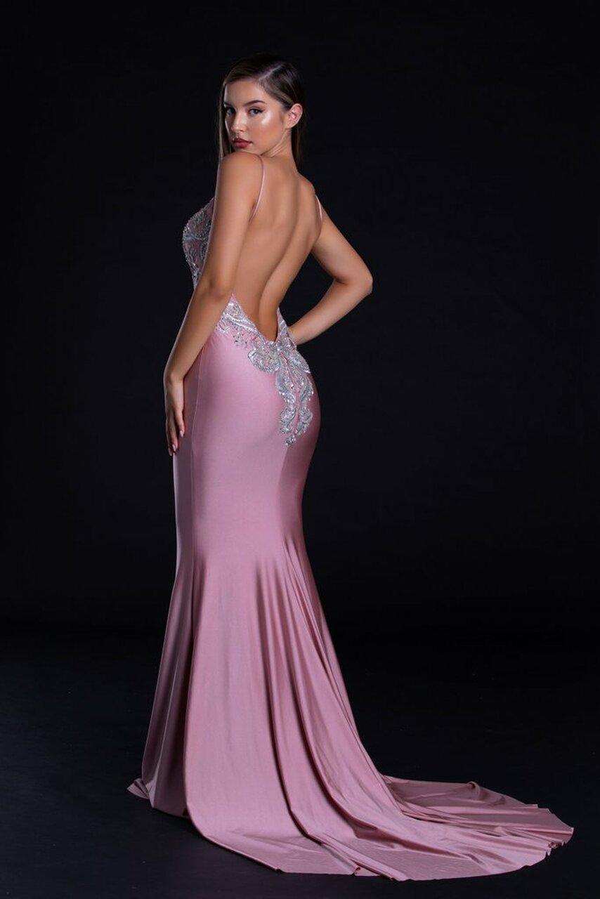 Portia and Scarlett Spaghetti Strap Long Dress 21226 - The Dress Outlet