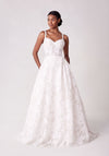 Wedding Dresses Corset Long Ball Gown Wedding Dress Ivory/Moscato