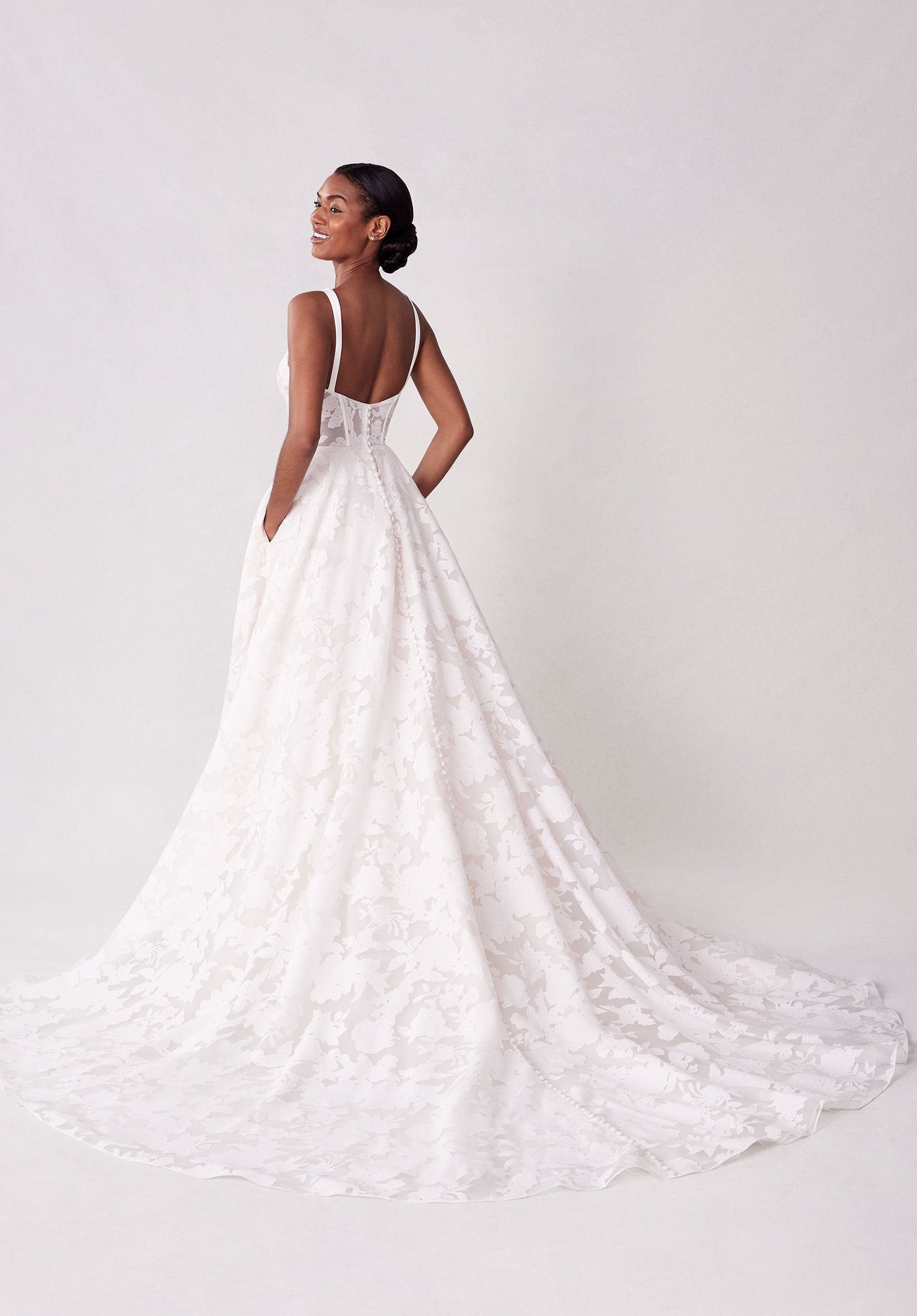 Wedding Dresses Corset Long Ball Gown Wedding Dress Ivory/Moscato