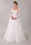 Wedding Dresses Long Ball Gown Beaded Lace Wedding Dress Ivory/Sand/Honey