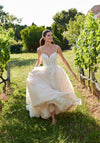 Wedding Dresses A Line Lace Corset Wedding Dress Ivory/Champagne/Honey