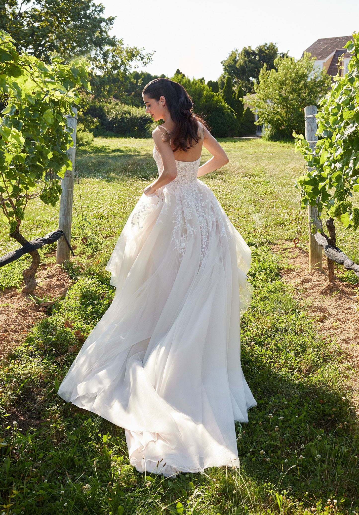 Wedding Dresses A Line Lace Corset Wedding Dress Ivory/Champagne/Honey