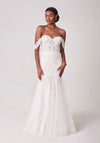 Wedding Dresses Mermaid Long Corset Lace Wedding Dress Ivory/Buff/Honey