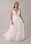 Wedding Dresses Plus Size Long Lace Wedding Dress Ivory/Sand/Honey