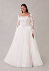 Wedding Dresses Long Ball Gown Plus Size Lace Wedding Dress Ivory/Sand/Honey