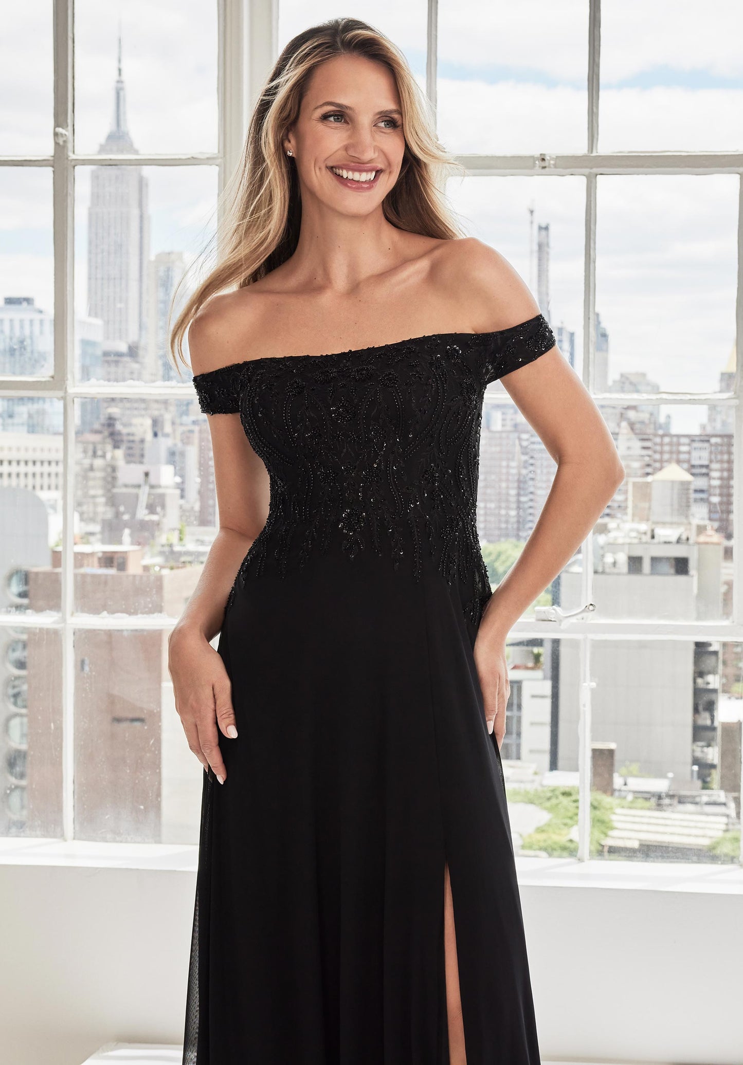 Formal Dresses Long Formal Beaded Evevening Dress Black