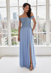 Formal Dresses Long Formal Beaded Evevening Dress Periwinkle