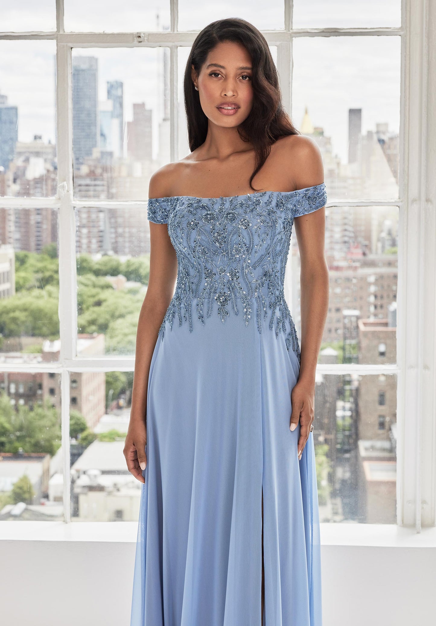 Formal Dresses Long Formal Beaded Evevening Dress Periwinkle