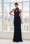 Prom Dresses Long Formal Beaded Prom Dress Navy