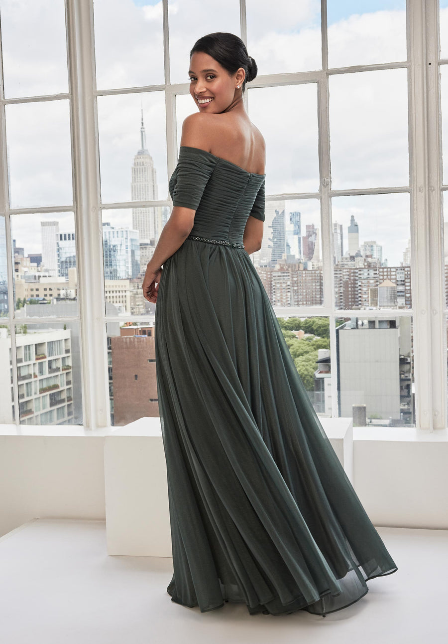 Formal Dresses A Line Long Formal Evening Dress Spruce