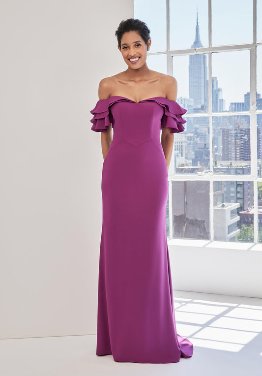 Formal Dresses Fitted Formal Evening Long Dress Mulberry