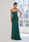 Formal Dresses Formal Dresses Floral Long Formal Evening Dress  Emerald