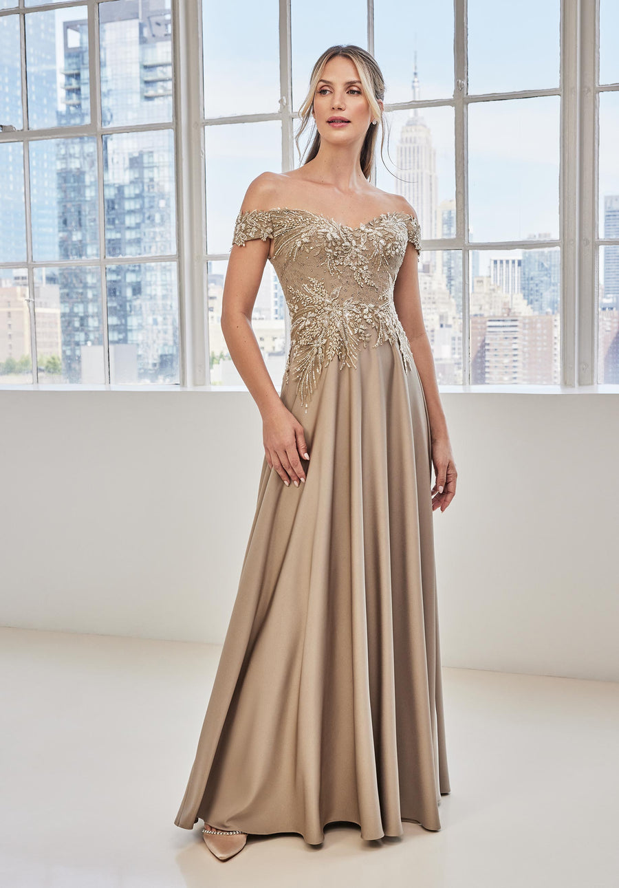 Formal Dresses Formal Long A Line Evening Dress Champagne