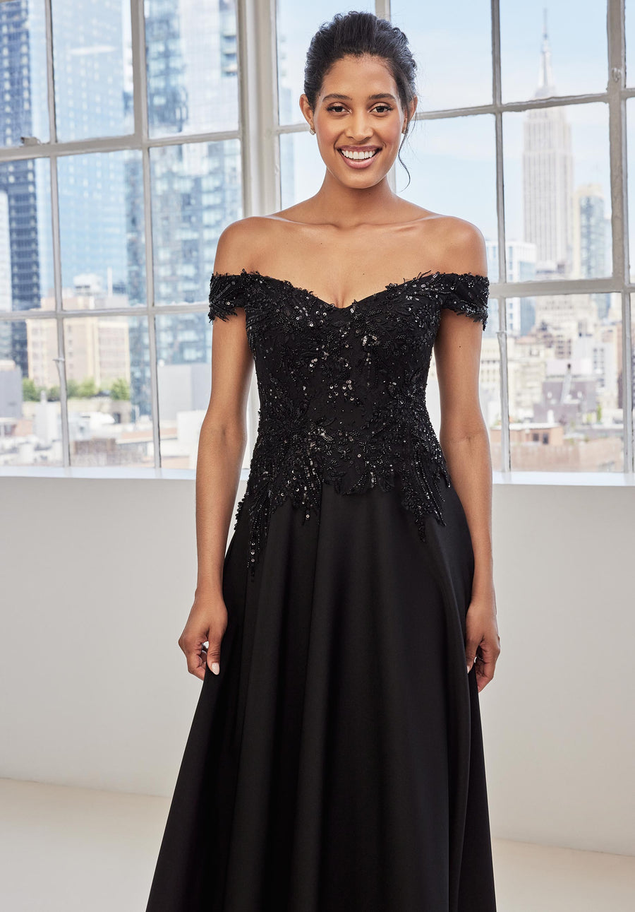 Formal Dresses Formal Long A Line Evening Dress Black